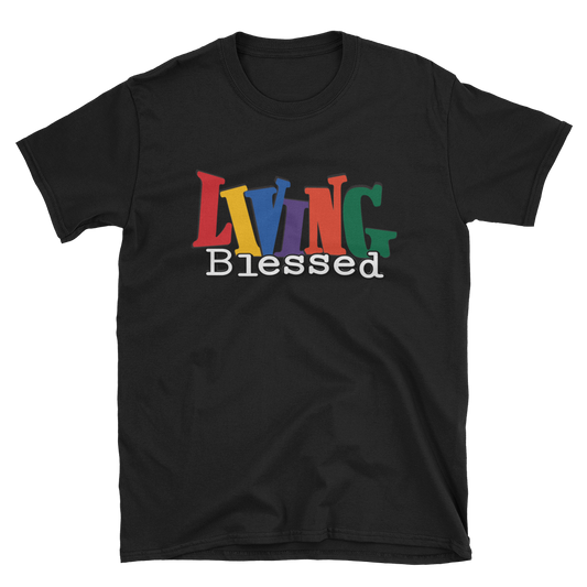 Living Blessed Black Tee